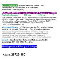 Teufelskralle Wurzel Devils Claw 180 Kapseln
