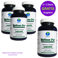 Melisse Zitronenmelisse 720 Kapseln NERVENKRAUT FRAUENWOHL HERZTROST 100% NATUR PUR - OHNE Zusatzstoffe!