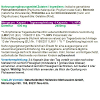DarmKur Darmreinigung Darmsanierung 120 Kapseln Darmflora aufbauen Darmreinigungskur - Flohsamen Bentonit Präbiotika Ballaststoffe in EINEM. OHNE ZUSATZSTOFFE.
