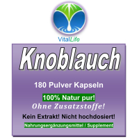 Knoblauch 720 Pulver Kapseln