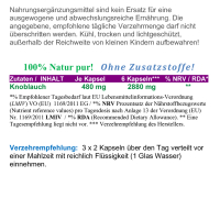Knoblauch 720 Pulver Kapseln