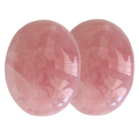Ayurvedische Massage-Steine Rosenquarz