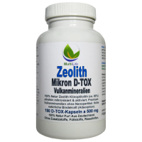 Zeolith Klinoptilolith 180 Pulver Kapseln Basische Vulkan Mineralien