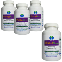 Mistel Mistelkraut 720 (4x180) Pulver Kapseln OHNE Zusatzstoffe