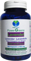 LAVENDEL pur [STRESS & NERVEN-KRAUT] 180 Blüten Pulver Kapseln nach Hildegard von Bingen für Beruhigung + Entspannung & schöner Schlaf + GUTE NACHT [ohne ZUSATZSTOFFE].