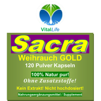 Weihrauch Boswellia Sacra GOLD 120 Kapseln