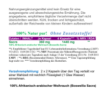 Weihrauch Boswellia Sacra GOLD 120 Kapseln