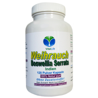 Weihrauch Kapseln Indischer Boswellia Serrata 120 Pulver Kapseln