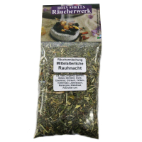 Rauhnächte 6-tlg Räucherset MITTELALTERLICHE RAUHNACHT 20-Kräuter Räuchermischung, Rauhnachtfibel, Räucherzubehör.