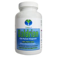Baldrian 120 Wurzel Pulver Kapseln OHNE Zusatzstoffe NATUR pur