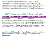 Knoblauch 120 Pulver Kapseln