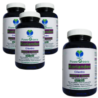 Koriander Cilantro Blätter & Samen 720 Pulver Kapseln