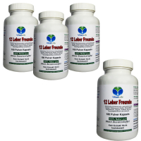 LEBER vital Komplex 720 KAPSELN 12 Leberfreunde Leberkräuter Bitterkräuter Bitterstoffe MARIENDISTEL ARTISCHOCKE LÖWENZAHN WERMUT ENZIAN...100% NATUR pur. OHNE Zusatzstoffe. 3 + 1 Bonus