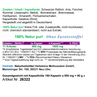 11 Kräuter & Bitterstoffe 720 Kapseln nach Hildegard von Bingen