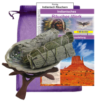 Sage + Präriebeifuss + Zeder + Räuchermuschel Smudge Kit Räucherset 7-tlg