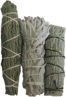 Sage + Präriebeifuss + Zeder + Räuchermuschel Smudge Kit Räucherset 7-tlg