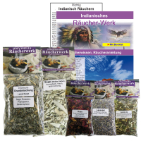 Räuchern 6-tlg Indianisches Räuchwerk Schwitzhütte INIPI LAKOTA Räuchersortiment