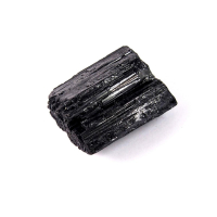 Schwarzer Turmalin Schutzstein [500-600g] SCHÖRL | Energievampire abwehren! ►Mit Täschchen.