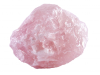 Rosenquarz Set 3x Rohsteine ca. 6cm