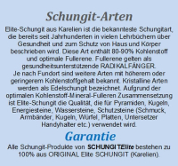 Schungit Stein Energie Edelstein SCHMUCK Armband 8mm (Karelien)