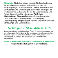 Leber FIT 9 Leberkräuter & Bitterkräuter 120 Kräuter Kapseln