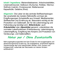 Leber Aktiv 9 Bitterkräuter Alpenbitter Kräuterbitter 720 Kapseln