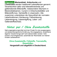 Leber Komplex Leber Galle Fettverdauung 180 Kräuter Kapseln