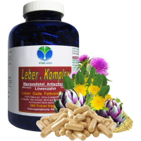 Leber Komplex Leber Galle Fettverdauung 360 Kräuter Kapseln