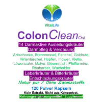 DARM-AKTIV 14 Colon-Clean-Out Leberkräuter & Bitterstoffe 120 Kapseln