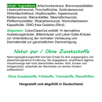 DARM-AKTIV 14 Colon-Clean-Out Leberkräuter & Bitterstoffe 120 Kapseln