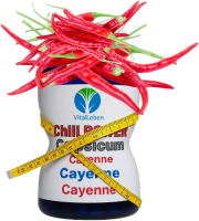 Red Chili F-BURNER CAPSICUM 360 Kapseln Fettbrenner SEXY BOOTY, SHAPY BODY, TRAUMFIGUR. POWER-Diät Unterstützung & (Fett) Stoffwechsel [ Bauch Beine Po ] OHNE Zusatzstoffe!
