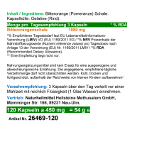 Bitterorange F-Burner & Gallebitter 120 Pulver Kapseln