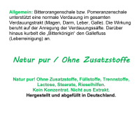 Bitterorange F-Burner & Gallebitter 360 Pulver Kapseln