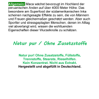 Maca Wurzel EnergyCaps für Mann & Frau 120 Kapseln