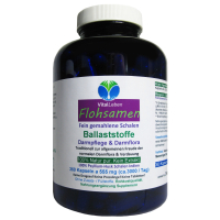 Flohsamen Premium Flohsamenschalen 360 Psyllium Ballaststoff Kapseln