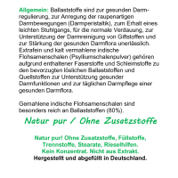 Flohsamen Premium Flohsamenschalen 360 Psyllium Ballaststoff Kapseln