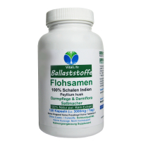 Ballststoffe Flohsamen PUR Premium Flohsamenschalen 120 Psyllium Kapseln