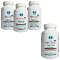 Leber Pflanzen TOP 3 Mariendistel + Artischocke + Löwenzahn 720 Kapseln