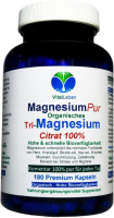 Magnesium Citrat 180 Pulver Kapseln organisches PREMIUM TRI-MAGNESIUMCITRAT. Elementar. OHNE ZUSATZSTOFFE. Schnelle Aufnahme. HOHE BIOVERFÜGBARKEIT. Nie mehr Magnesiummangel ►Dein täglicher Helfer für Muskeln, Nerven, Energie, weniger Müdigkeit.