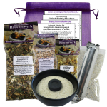 Energetische HAUSREINIGUNG räuchern 10-TLG Räucherset 3x Räuchermischungen zur RAUMREINIGUNG & RAUMHARMONISIERUNG mit Räucherschale, komplettem Räucherzubehör, Anleitung, Beschreibung, Täschchen.