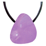 Amethyst AB Anhänger gebohrt ca. 2-3cm mit Band & Zertifikat