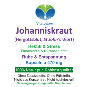 Johanniskraut Ruhe & Entspannung 180 Kapseln