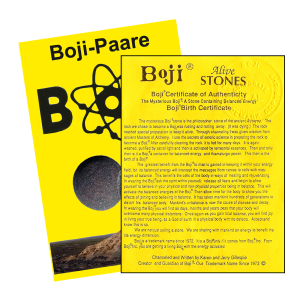 Boji® Paar Lebende Steine mit Booklet & Zertifikat ca. 35-40mm