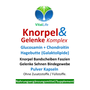 Knorpel & Gelenk Komplex 720 Pulver Kapseln