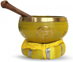 Chakra-Harmonie Bronze Klangschale für das 3. Chakra (Solarplexus)