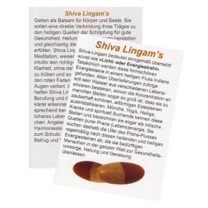 Shiva Lingam ca. 10-12 cm Himalaya Narmada Fluss mit Stofftäschchen
