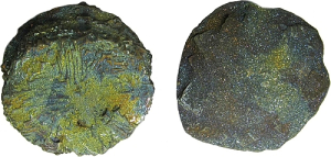 Regenbogen Boji-Paar ca. 50mm lebende Steine inkl. Original-Zertifikat + Booklet