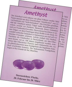AMETHYST Edelstein Schmuckstein Chakrastein (7.Chakra) Wassersteine für Edelsteinwasser 2x Kristall Stücke ca. 6-7cm