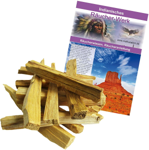 Palo-Santo Holz 12 Sticks Natürliche Räucherstäbchen 4-6cm. 16-tlg Set