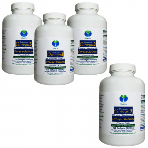 Omega 3 Fettsäuren EPA & DHA 480 Softgel Kapseln